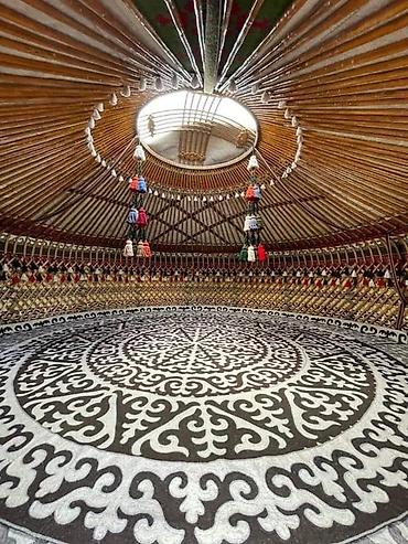 Аренда юрт: Аренда юрты, Каркас Деревянный, 85 баш, Казан, Посуда, С полом — 25