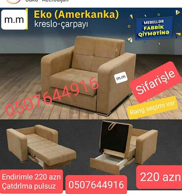 Divanlar: Künc divan, Yeni, Açılmayan, Bazasız, Parça, Şəhərdaxili pulsuz çatdırılma — 6