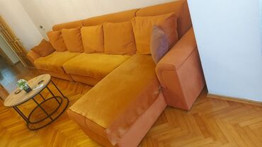 kunc divan modelleri: Угловой диван, Б/у, Нераскладной, С подъемным механизмом, Ткань, Нет доставки