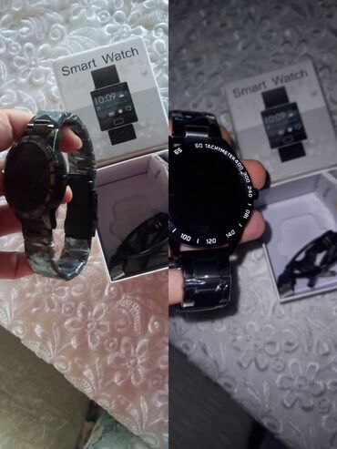 Bıçaqlar: Yeni, Smart saat, Sensor ekran, rəng - Qara