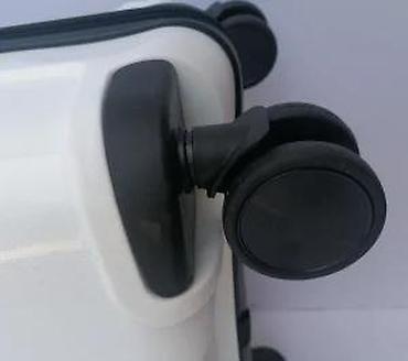 Putni koferi i torbe: Tvrdi kofer na točkićima – bela boja - Materijal: ABS/plastika sa — 14