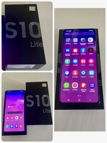 telefonlar xacmaz: Samsung Galaxy S10 Lite, 128 GB, rəng - Qara