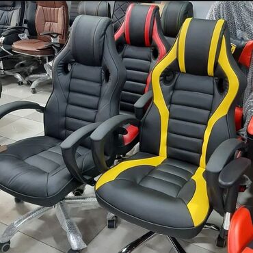 Ofis və oyun kresloları: Yeni, Təkərli, Qolları tənzimlənir, Dəri -da lalafo.az — 7 Ofis və oyun kresloları: Yeni, Təkərli, Qolları tənzimlənir, Dəri — 7