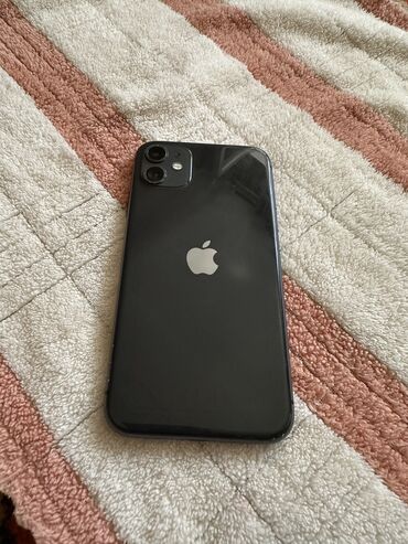 купит айфон 11 про бу: IPhone 11, Колдонулган, 64 ГБ, Кара, 76 %