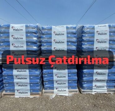 Sement: Sement, Tez bərkiyən, A-Klass, M-400, Holcim, Pulsuz çatdırılma, Kredit yoxdur