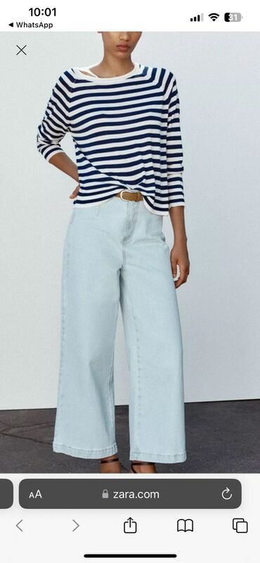 qaqa şalvarı: Брюки, Zara, 2XS (EU 32)