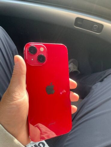 купить iphone xr в корпусе 13 pro: IPhone 13, Колдонулган, 128 ГБ, Кызыл, Каптама, 74 %