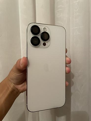 honor robot: IPhone 14 Pro Max, Б/у, 256 ГБ, Белый, Защитное стекло, Чехол, Кабель, В рассрочку, 81 % — 2