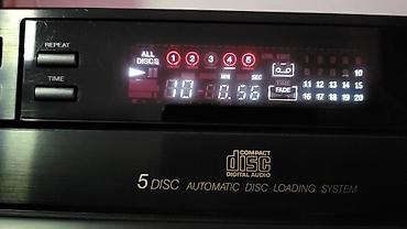 Другая аудиотехника: CD-проигрыватель Sony CDP-C615, без пульта, рабочий. made in Japan — 14
