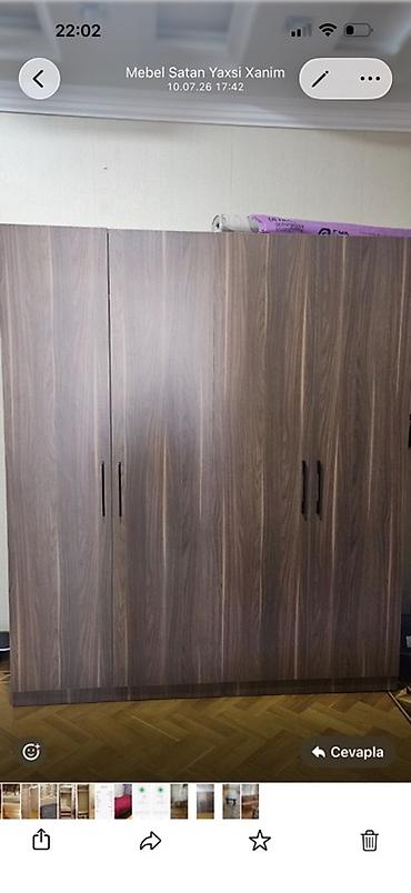 Dörd qapılı dolab
Ela veziyyetde
Tecilis atilir 145 azn lalafo.az -da Dörd qapılı dolab
Ela veziyyetde
Tecilis atilir 145 azn