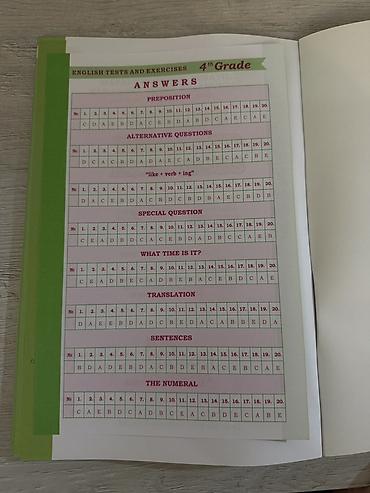 познание мира 4 класс мсо 1: “English Tests and Exercises – 4th Grade” adlı dərs vəsaiti - — 4