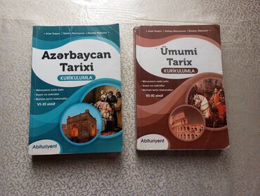 6 ci sinif rus dili kitabi oxu: Azərbaycan tarixi və Ümumi tarix kitabları
Biri 5 AZN satılır