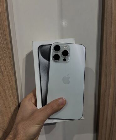 Apple iPhone: IPhone 15 Pro Max, 512 GB, White Titanium, Face ID