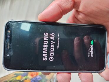 samsung e870: Samsung Galaxy A6, 32 GB, rəng - Gümüşü, İki sim kartlı