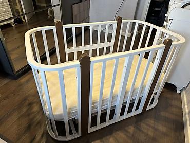 bag ucun stol: Uşaq beşiyi, çarpayı. Geniş ölçülüdür 130x70 ölçüdədir, taxtadır — 1