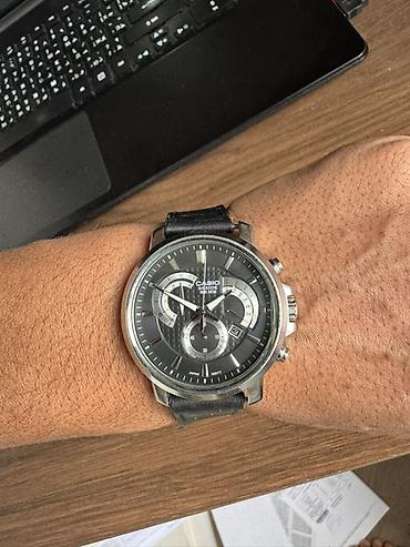 Наручные часы: Casio Beside BEM-506. Всё работает: стрелки, день недели, дата — 2