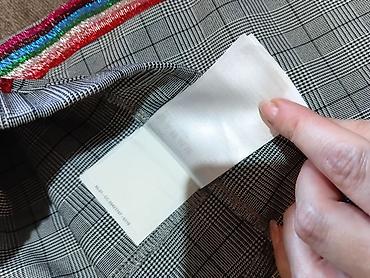 Ženske pantalone sa kariranim dezenom i svetlucavim bočnim prugama - — 9