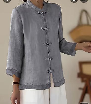 cins walvar: Qadınlar üçün uzunqoll sweatşört kolleksiyası - Model 1: Açıq boz — 6