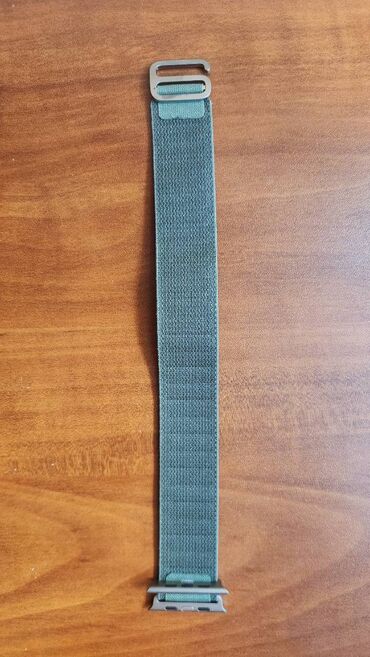 Digər qadın geyimləri: Orijinal Apple Watch Ultra kəmərləri. Green Alpine Loop 49mm. Blue — 8
