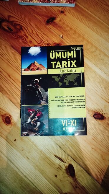 7 ci sinif umumi tarix pdf yukle: Samir Bəşirlinin müəllifliyi ilə "Ümumi Tarix" kitabı, abituriyentlər