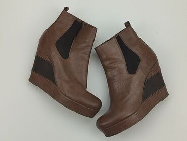 reserved spódnice skóra: High boots for women, 40, condition - Good