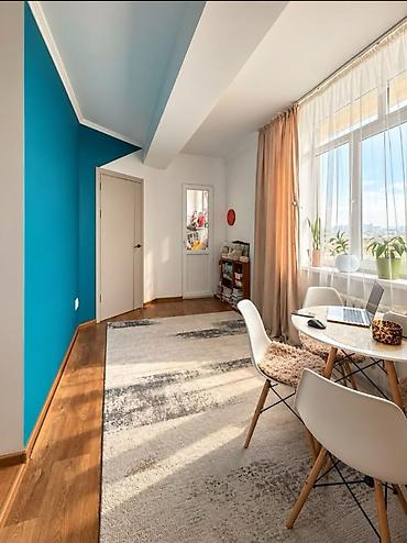 Продажа квартир: 1 комната, 32 м², Учкун мкр Индивидуалка, 9 этаж, Евроремонт — 5