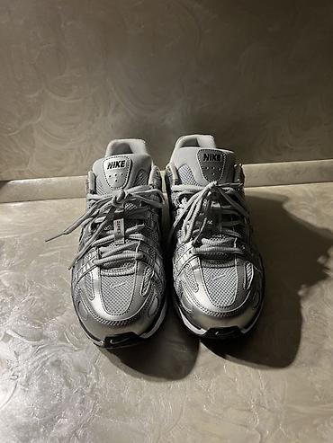 ayaqab: Nike P-6000 qadın idman ayaqqabısı – gümüşü/metalik rəngli — 6