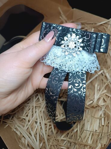 Аксессуары для волос: Бантики, заколки, галстуки броши ручной работы. в единственном — 15