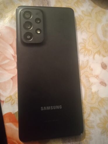 Elektronika: Samsung Galaxy A53 | 256 GB | rəng - Qara | Barmaq izi