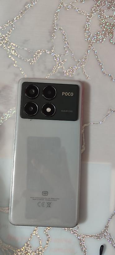 телефон бишкек бу: Poco X6 Pro 5G, Колдонулган, 256 ГБ, түсү - Боз — 1