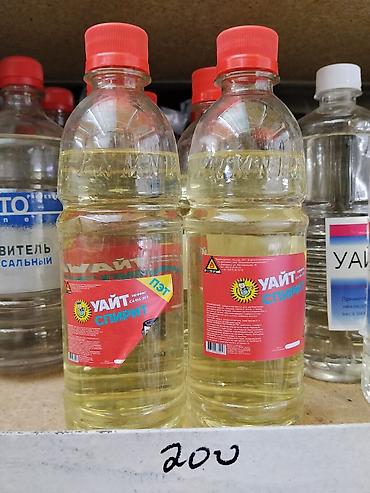 Растворитель: Уайт-спирит (нефрас С4 155/205), фасовка в ПЭТ-бутылке. - Назначение — 1
