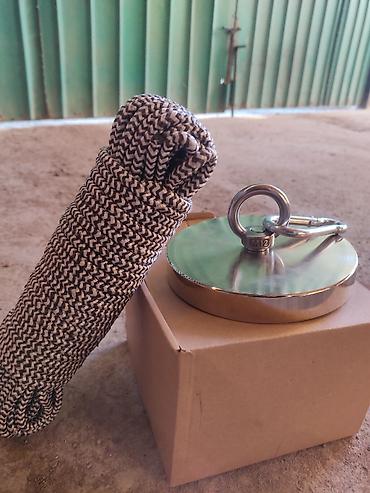 Канцтовары: ПОИСКОВЫЙ МАГНИТ Неодимовый магнит 140 мм в комплекте веревка — 10