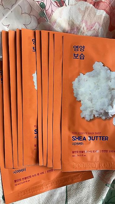 bal qoz qarisimi: Məhsul: Holika Holika Pure Essence Mask Sheet – Shea Butter Təsvir: - — 1