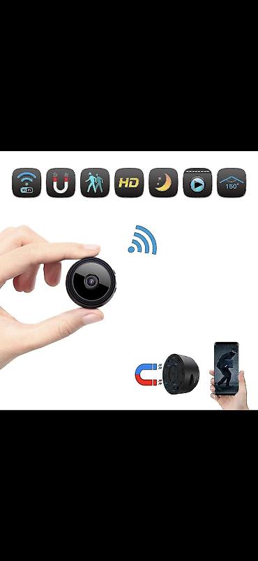 mini camera 69 azn: Mini Wi‑Fi təhlükəsizlik kamerası - Kompakt və gizli dizayn: barmaq — 1
