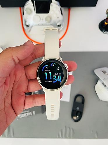 agilli saat: Garmin vivoactive 6, Sağlamlıq və Fitnes üçün GPS ağıllı saat, AMOLED — 3