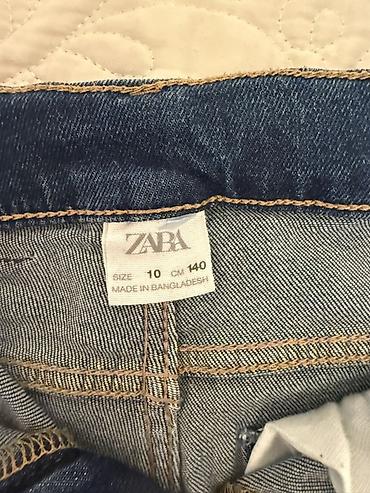 Cinslər və şalvarlar: Zara uşaq cins şalvarı - Brend: ZARA - Ölçü: 10 yaş / 140 sm — 3