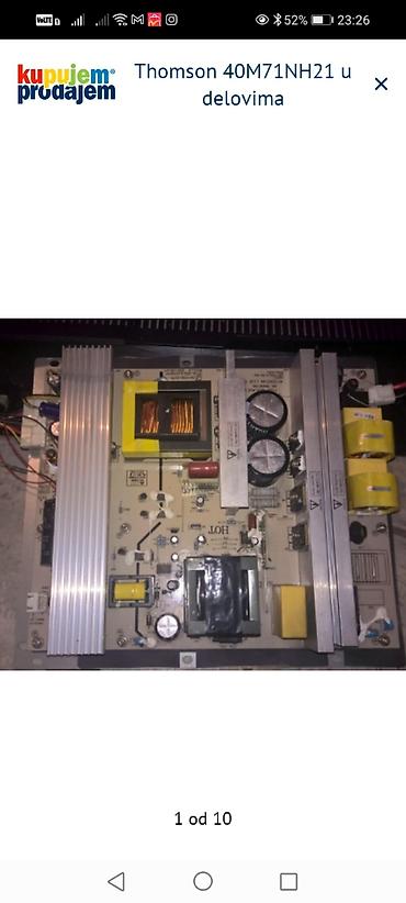 Televizori: Thomson 40M71NH21 – delovi za TV Dostupne ploče i moduli: - Jska LCD — 2