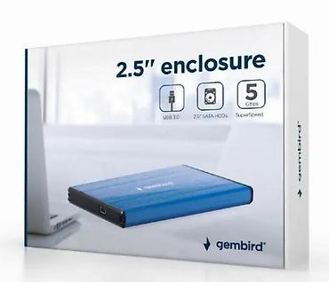 Hard diskovi, eksterni diskovi: Gembird kućište za 2.5" disk – eksterno aluminijumsko kućište za — 5