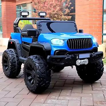 Dečiji električni automobili: Dvosed Džip na akumulator DELFINO SPEED 800 4x4 – Plavi Šifra — 1