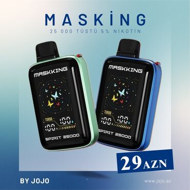 meduza qelyan: Masking 25 000 5% Dad çeşidləri Buzlu Çiyələk Qarpız Buzlu Çiyələk