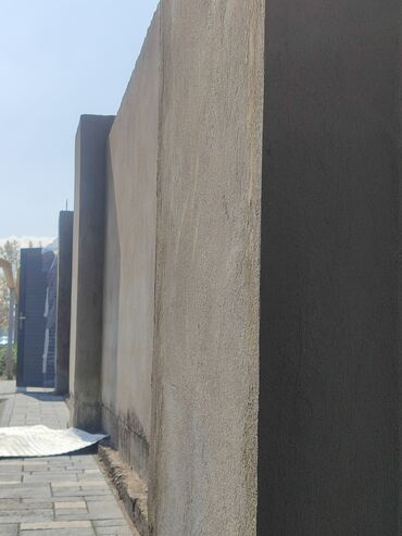 Штукатурка, шпаклевка: Штукатурные и отделочные работы заборов/стен снаружи - Выравнивание и — 15