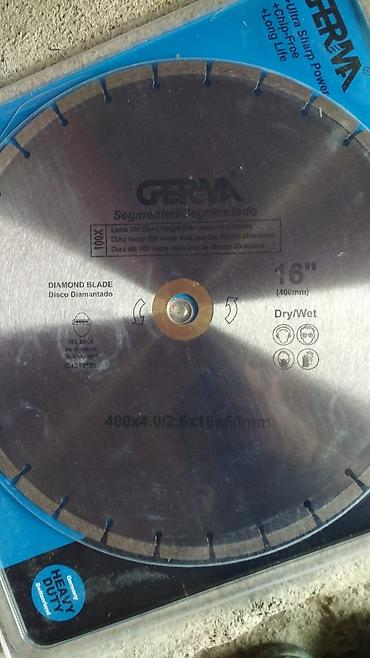 ош скупка: Диск для резки асфальта Germa оригинал Д.400 400×4.0/2.?50мм # — 3