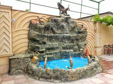 Digər tikinti xidmətləri: Dekorativ suvaq| Selale ve hovuz Əlaqə düyməsini basaraq Instagram — 14