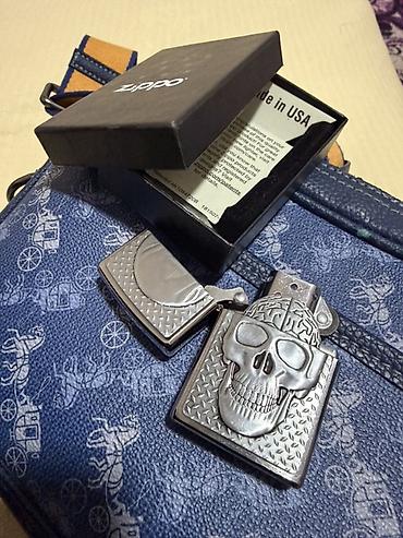 Зажигалки: ZIPPO зажигалка с объемным черепом - Оригинальная бензиновая — 4