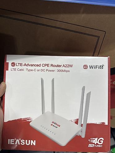 wifi device: 4G LTE‑Advanced CPE роутер IEASUN A22W НОВЫЙ - Мобильный интернет — 1