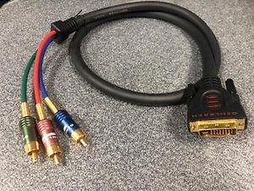 Kablovi i adapteri za kamere: Oehlbach kabl: DVI-I (dual link) na 3x RCA (Component Y/Pb/Pr) - — 7