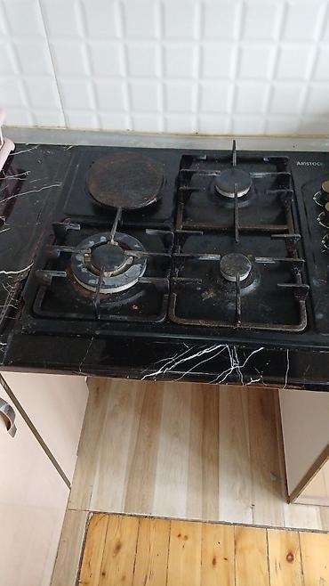 bişirmə paneli: Quraşdırılan qaz+elektrik soba üstü (kombinə plitə) - 60 sm — 3