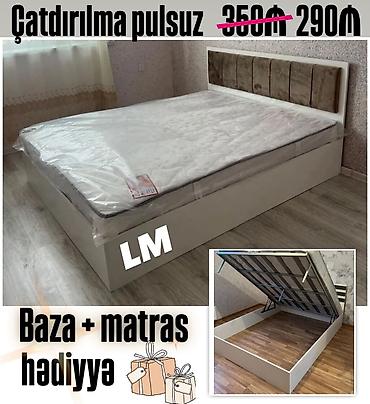 divan çarpayı: Məhsul: Yataq dəsti və mətbəx künc divanı 1) Yataq - Rəng: Ağ gövdə — 2