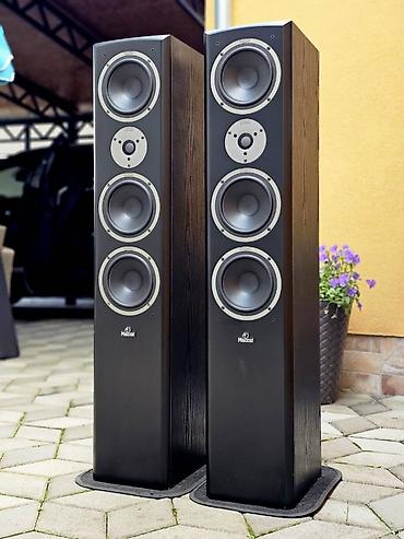 Zvučnici i stereo sistemi: Magnat Vector 77 – par podnih hi‑fi zvučnika - Konstrukcija: 3‑way — 10