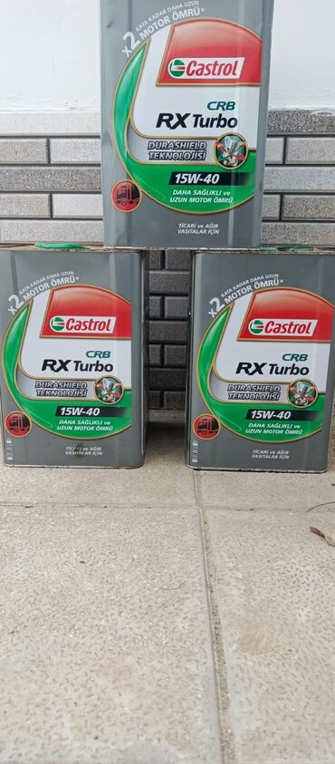 Mühərrik yağları: Castrol, 20 l, 15w40